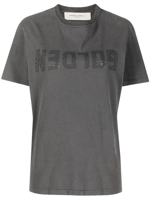 T-shirt uomo con stampa logo Golden Goose | GWP01220P00067160318